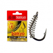 Крючки Saikyo KHS-10085 с пружиной (упак. 10 шт.)
