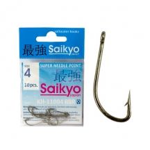 Крючки Saikyo KH-11004 CRYSTAL RING (упак. 10 шт.)