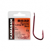 Крючки Kamasan B532 CRYSTAL LONG SHANK (упак. 10 шт.)